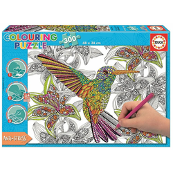 Hummingbird Colouring puzzle 300pcs