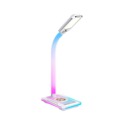 Immax 08989L - LED RGBW prigušiva stona lampa sa Qi bežičnim punjenjem 30W/230V crna