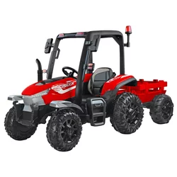 Mamido Traktor na akumulator 24V Blast 2x200W rdeč