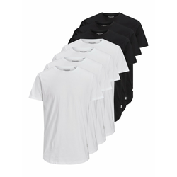JACK & JONES Majica, črna, bela
