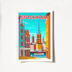 Lessentiel Maison Poster Stockholm-2014, 29.7x42cm