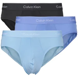 Calvin Klein Jeans HIP BRIEF 3PK Črna