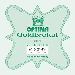 Optima Goldbrokat E 4/4 Strong Ball End Violinska struna