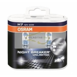 OSRAM set žarnic H7 55W 12V Night Breaker Unlimited
