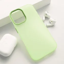 Maska za telefon Electro Glow Frame za iPhone 16, Zelena