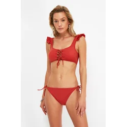 Trendyol Bikini Bottom - Braun - Unifarben
