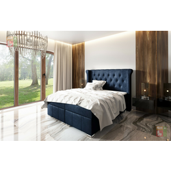 Boxspring postelja Massimo - 160x200 cm