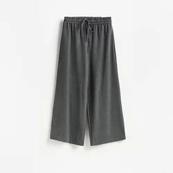 Reserved - Wide leg pantalone sa vezivanjem