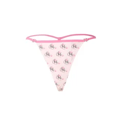 Juicy Couture Tangice roza/črna/bela