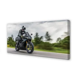 tulup.si Slika na platnu Motorcycle cestni oblaki nebo 100x50 cm