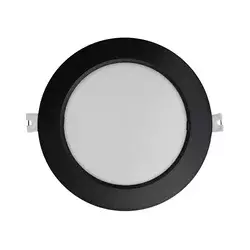 Ugradna LED svetiljka CIRCLE LED/12W/230V 4000K, prečnik 17 cm, crna