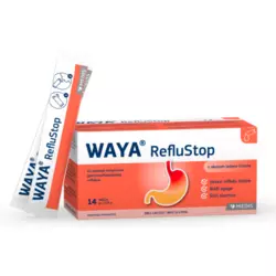 Waya RefluStop tekoča peroralna suspenzija, 14 vrečk