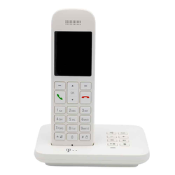 Telekom Sinus A12 Analog/DECT brezžični telefon, bel