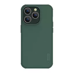 Maska Nillkin Super Frosted Shield Pro za iPhone 15 Pro Max tamno zelena
