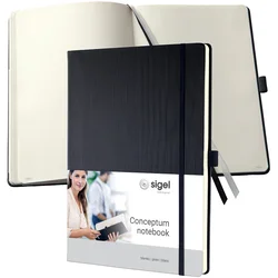 Sigel sigel Notebook Conceptum, DIN A4, črtan, moder, (21654762)