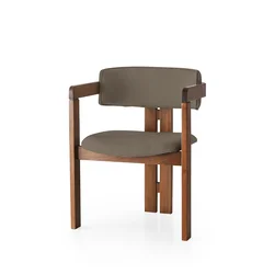 Hanah Home Trpezarijska stolica 58x76x49cm Orah