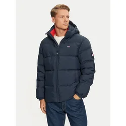 Tommy Jeans Puhovka Essential DM0DM19786 Mornarsko modra Regular Fit