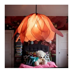 ByRydens 4202270-0500 - Luster na sajli LOU LOU 1xE27/5W/230V ružičasti