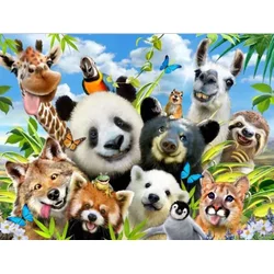 Puzzle Llama drama Selfie Educa 1000 delov in Fix lepilo od 11 leta