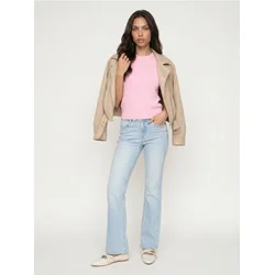 Sinsay - Ažurirana pletena bluza - pastelno roze