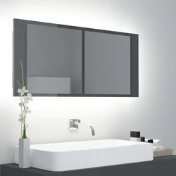 TV ormarić crni s crnim mramornim staklom 100 x 40 x 40 cm