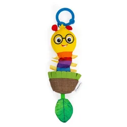 BABY EINSTEIN Igrača z ropotuljico na C-obroču Cal-a-Puller 0m+
