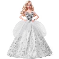 Mattel Barbie Božićna lutka 2021 Plavuša