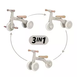 PETITE&MARS Balans bicikl Bingo 3 u 1, Ivory White
