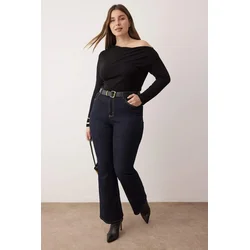 Trendyol Curve Ženska bluza TBBSS24AF00037, Crna
