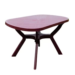 Sto Ovalni 120x80cm, Bordo
