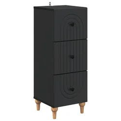 Ormar s ladicama Crna 33 x 34,5 x 90 cm Konstruirano drvo