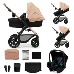 Kinderkraft Kolica Moov 2 3u1 MINK PRO, Sand Beige Peach
