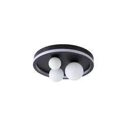 Searchlight 73380BK - LED stropna lampa TRIDENT LED/20W/230V, prečnika 40 cm