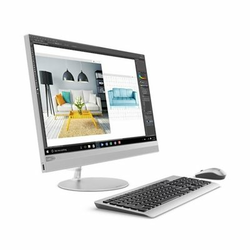 Računalo AiO LENOVO IdeaCentre 520 F0DE001PSC / Quad Core i5 8400T, 8GB, 1000GB+128GB, RX550 4GB, 27 QHD, tipkovnica, miš, DOS, srebrno