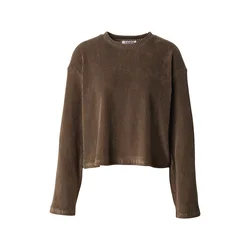 EDITED Majica Kassandra Longsleeve (Corduroy) rjava