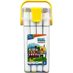 STATOVAC tekstualni marker, akril, 1/12, dvostruki, 111570, mešane bo?e