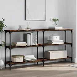 Konzolni stol boja hrasta 150x29x75 cm od konstruiranog drva