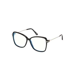 Tom Ford Ženski okvir za dioptrijske naočare Blue Block 0FT5953-B 155, Crni