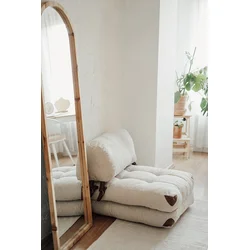 Atelier del Sofa Fotelja Fold Teddy 80x70x60?cm Krem