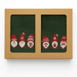 Set novogodišnjih peškira, 40x60 cm, 2 komada, Zeleni