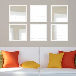 Wallity Set ogledala SETAYNA_069, Beli