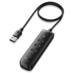 Ugreen USB-A HUB razdelilnik - 4x USB 3.2 Gen 1 črn