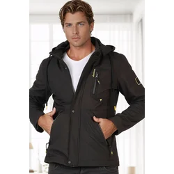 M8648 DEWBERRY MENS SOFTSHELL JACKET-BLACK-1