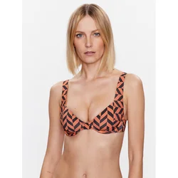 BILLABONG Bikini zgornji del EMMA, rjava, oranžna