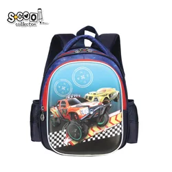 S-COOL SC2554 Predškolski ranac 3D Eva 35x17x31cm, Crni