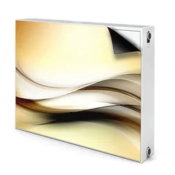 tulup.si Pokrov radiatorja Bež abstrakcija 110x60 cm