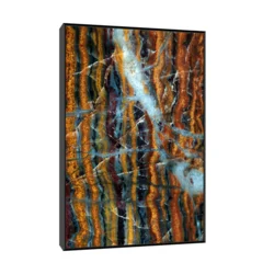 Canvas Slika na platnu Ahat Reka Kosanica, Sa ramom, 50 x 75 cm, Crni