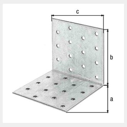 KOTNA VEZNA PLOŠČA 80x80x80 MM