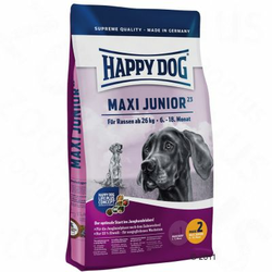 SUPREME HAPPY DOG MAXI JUNIOR GR 23 - pasja hrana - 4 KG