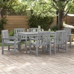 Vrtna stolica 6 pcs Svijetlo siva 65.5 x 59 x 88 cm Polietilen